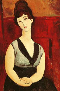 Das Schokoladenmädchen von Amadeo Modigliani