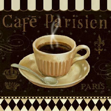 Cafe Parisien I von Daphne Brissonnet