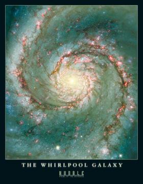 The Whirlpool Galaxy von Hubble-Nasa