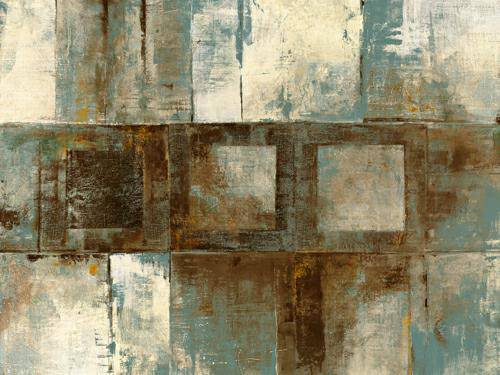 Euclid Ave Variations - Blue and Brown von Mike Schick