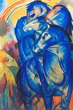Turm der blauen Pferde von Franz Marc