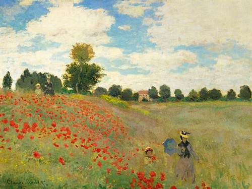 Mohnfeld bei Argenteuil von Claude Monet