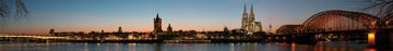 Panorama Sonnenuntergang von Wolfgang Weber