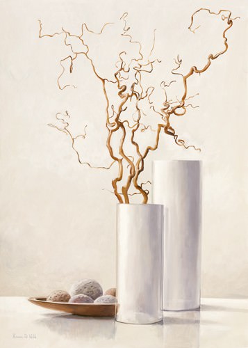 Weidenzweige II von Karin van der Valk