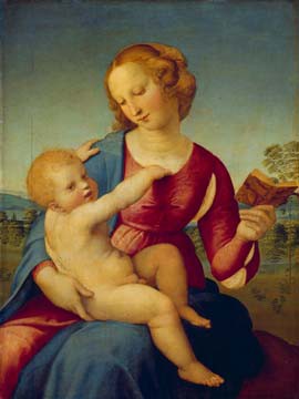Maria mit dem Christuskind von Raffael