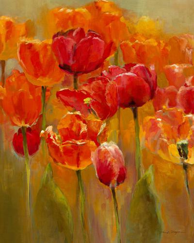 Tulips in the Midst I von Marilyn Hageman