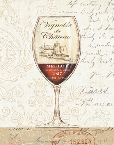 Wine by the Glass II von Daphne Brissonnet