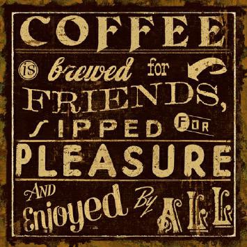 Coffee Quote II von Pela Studio