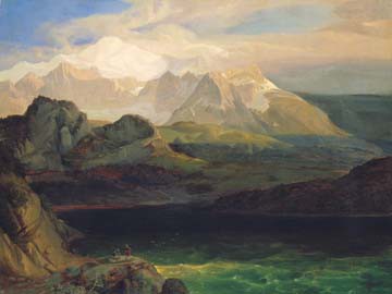 Der Eibsee bei Partenkirchen von Carl Rottmann