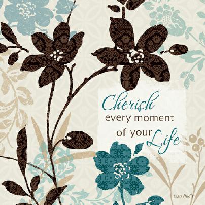 Botanical Touch Quote I von Lisa Audit