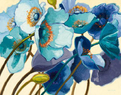 Le Pavots Bleu von Shirley Novak