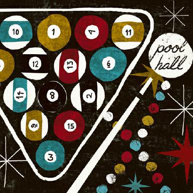 Vegas - Pool Hall von Michael Mullan