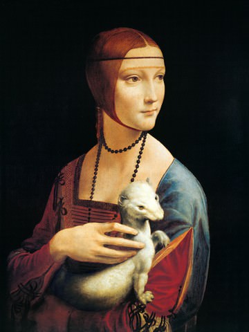 Frau mit Hermelin von Leonardo Da Vinci