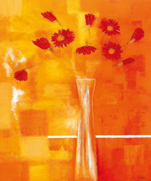 Rote Gerbera von Günter Gohn