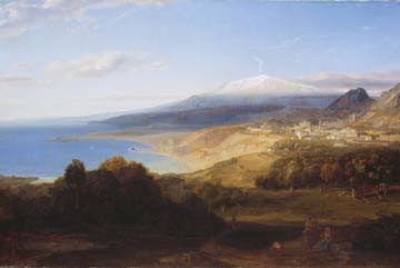 Taormina mit dem Aetna von Carl Rottmann