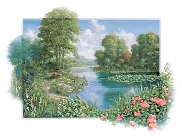 The pond von Peter Motz