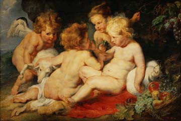 Das Christkind mit dem Johannesk von Peter Paul Rubens