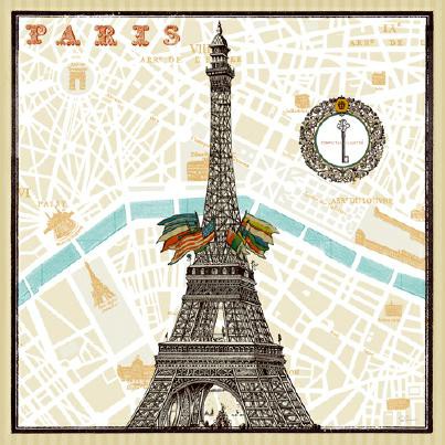 Monuments des Paris Eiffel von Sue Schlabach