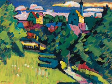 Murnau - Ansicht mit Burg... von Wassily Kandinsky