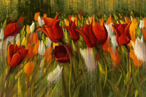 Tipsy Tulips von Shirley Novak