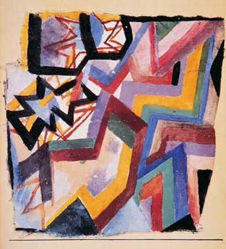 Farbige und grafische Winkel von Paul Klee
