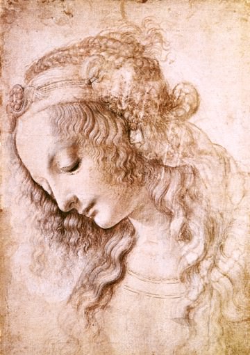 Frauenkopf von Leonardo Da Vinci