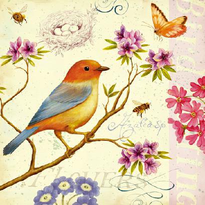 Birds and Bees II von Daphne Brissonnet