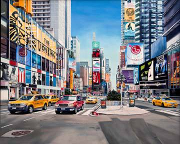 Times Square Reflections von Michael Schuh