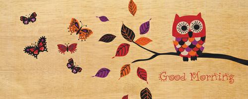 Good Morning Owl von Wild Apple Portfolio