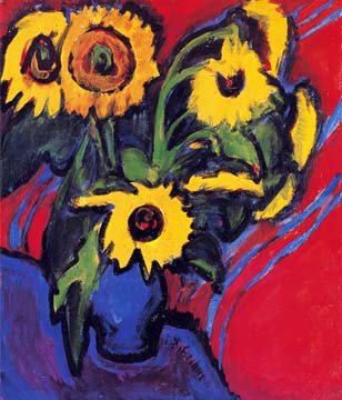 Sonnenblumen von Ernst Ludwig Kirchner