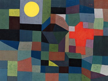 Feuer bei Vollmond von Paul Klee