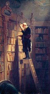 Der Bücherwurm von Carl Spitzweg