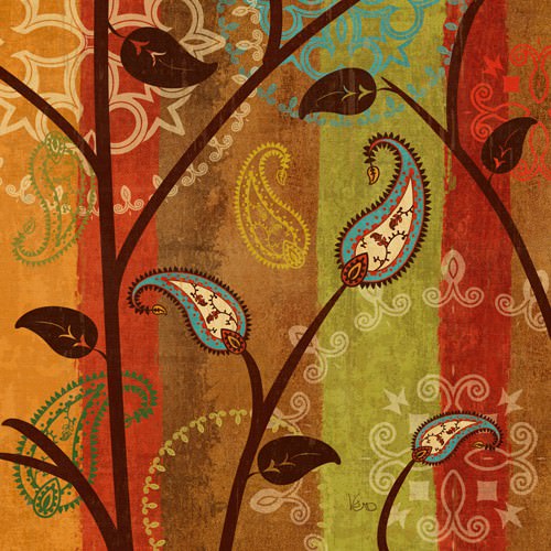 Paisley Garden I von Veronique Charron