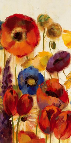 Joyful Garden Panel II von Silvia Vassileva