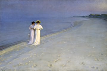 Sommerabend bei Skagen von Peter Severin KrÃ¸yer