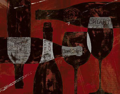 Wine Selection III - Red von Daphne Brissonnet