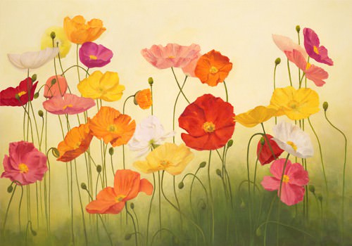 Sunlit Poppies von Janelle Kroner