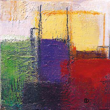 Violet Statics III von Bea Danckaert
