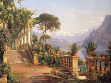 Pergola in Amalfi von Carl Frederic Aagaard