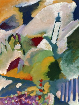 Kirche in Murnau von Wassily Kandinsky
