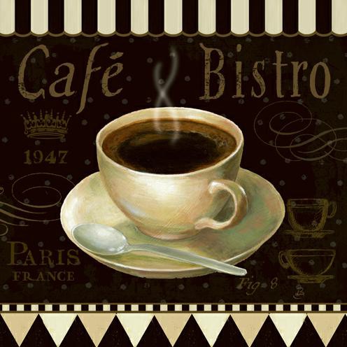 Cafe Parisien IV von Daphne Brissonnet