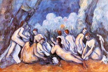 Die großen Badenden von Paul Cézanne