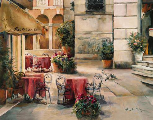 Plaza Cafe von Marilyn Hageman