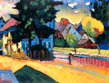 Murnau - Studie zu Landschaft von Wassily Kandinsky