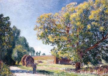 Eine Lichtung in der Nähe... von Alfred Sisley