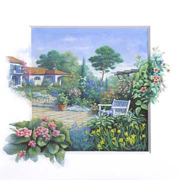 Italian garden II von Peter Motz