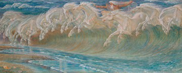 Die Rosse des Neptun von Walter Crane