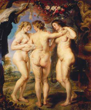 Die drei Grazien von Peter Paul Rubens
