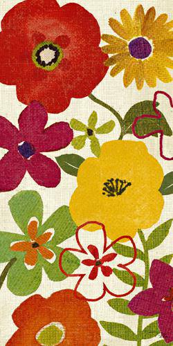 Watercolor Garden Panel I von Pela Studio