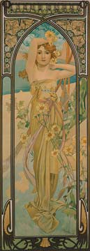 Der Tagesschein von Marie Alphonse Mucha